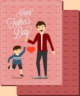 Download Happy Fathers Day Card Free Vector Download 18 820 Free Vector For Commercial Use Format Ai Eps Cdr Svg Vector Illustration Graphic Art Design SVG, PNG, EPS, DXF File