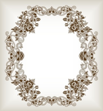 Fine pattern border 04 vector Free vector in Encapsulated PostScript ...