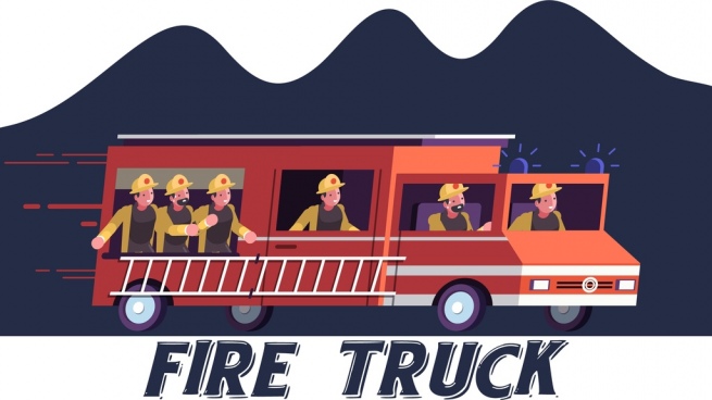 Free Free 327 Fire Truck Birthday Svg Free SVG PNG EPS DXF File