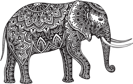 Free Free 96 Floral Elephant Svg SVG PNG EPS DXF File