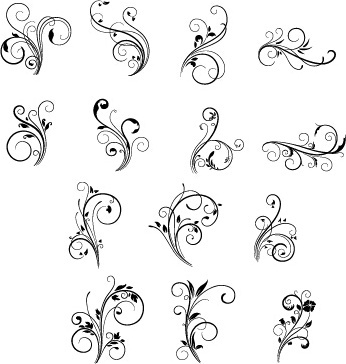 Free Vector Floral Swirls Download Free Vector Download 11 968