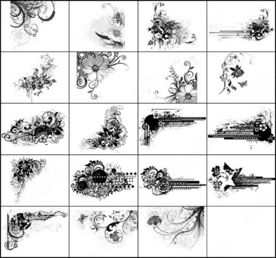 36 flower brush photoshop brushes in Photoshop brushes abr ( .abr ...