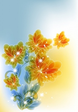 Malan flower petals of flowers banner vector Free vector in