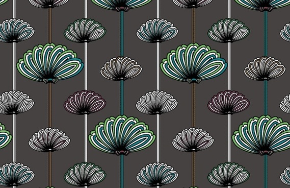 Whispy Flower Wallpaper Bunga Raya Free Vector Download