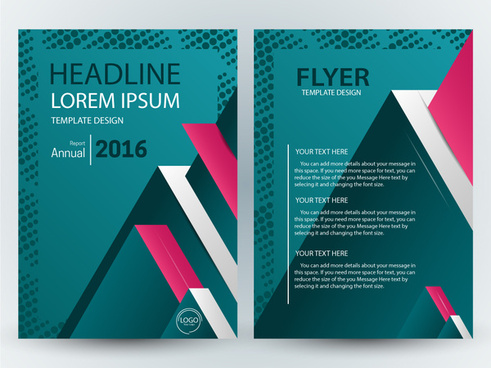 Plain Flyer Background Designs