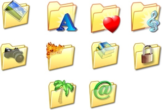 change folder icon win 8.1