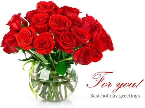 Love Flower Pic : Red Roses Flowers And Word Love On ...