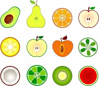 Cut Fruit Free Vector Download 3 445 Free Vector For Commercial Use Format Ai Eps Cdr Svg Vector Illustration Graphic Art Design