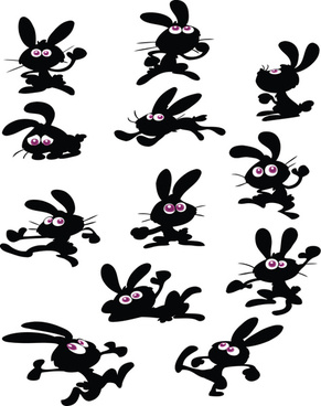 Bunny Rabbit Silhouette Vector Free Vector Download 6 381 Free Vector For Commercial Use Format Ai Eps Cdr Svg Vector Illustration Graphic Art Design