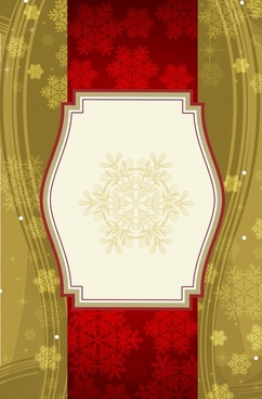 Beautiful christmas background borders 01 vector Free vector in ...