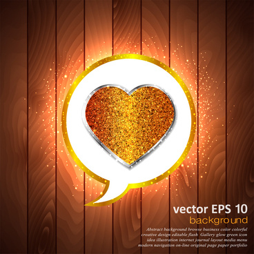 Golden Heart Wallpaper Free Vector Download 10 143 Free Vector For Commercial Use Format Ai Eps Cdr Svg Vector Illustration Graphic Art Design