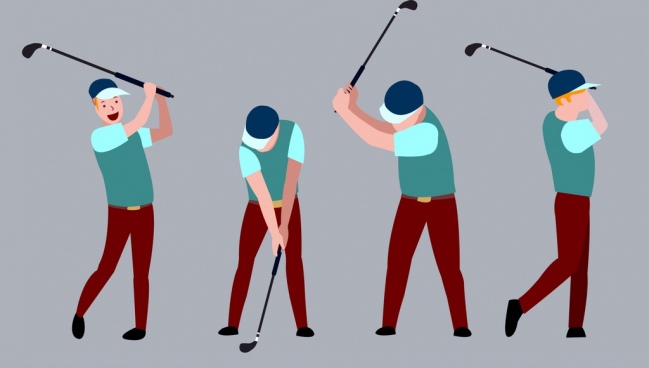 Golfer Free Vector Download 25 Free Vector For Commercial Use Format Ai Eps Cdr Svg Vector Illustration Graphic Art Design