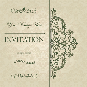 Download Beautiful Floral Invitation Card Free Vector Download 29 175 Free Vector For Commercial Use Format Ai Eps Cdr Svg Vector Illustration Graphic Art Design