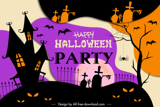 Halloween poster free vector download (8,253 Free vector) for commercial  use. format: ai, eps, cdr, svg vector illustration graphic art design