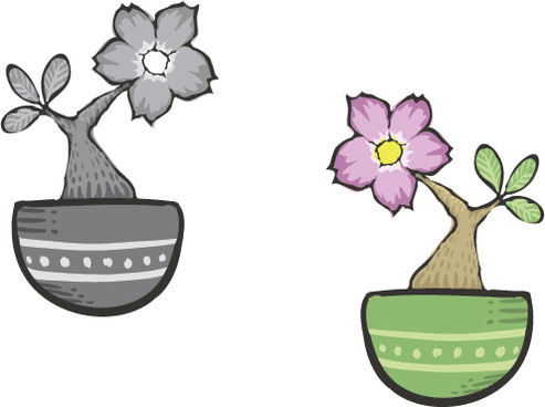 Download Geranium In Pot clip art Free vector in Open office ...