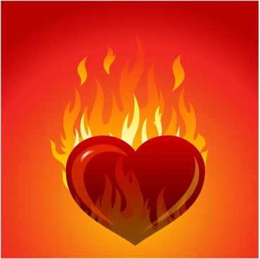 Heart On Fire Free Vector Download 5 131 Free Vector For