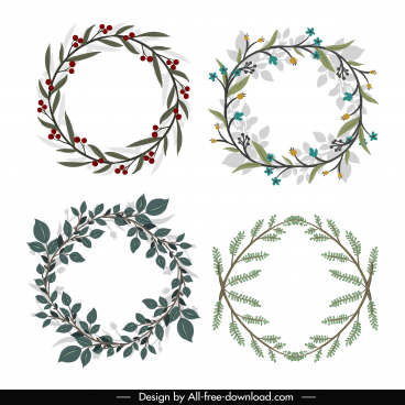 Download Wreath Free Vector Download 436 Free Vector For Commercial Use Format Ai Eps Cdr Svg Vector Illustration Graphic Art Design