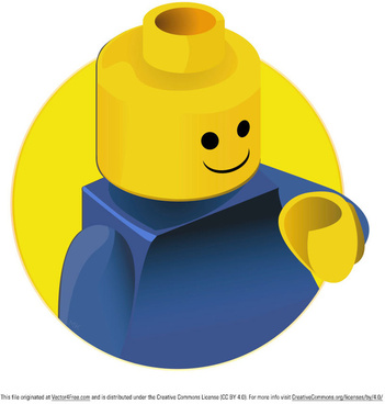 LEGO Head SVG Free