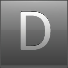 Letter D Free icon in format for free download 28.58KB