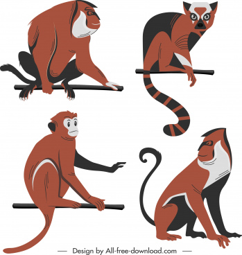 Monkey Free Vector Download 312 Free Vector For Commercial Use Format Ai Eps Cdr Svg Vector Illustration Graphic Art Design
