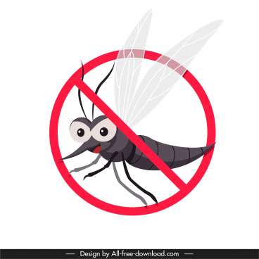 Mosquito Sad Free vector in Encapsulated PostScript eps ( .eps ) vector ...