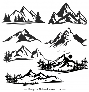 Free Free 341 Mountain Svg Icon SVG PNG EPS DXF File