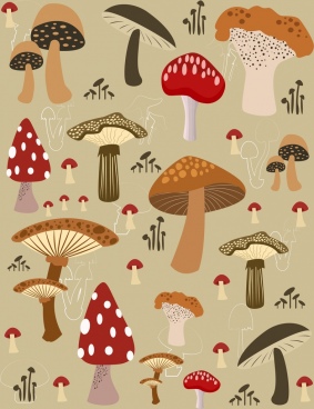 Mushroom Background Free Vector Download 55 549 Free Vector For Commercial Use Format Ai Eps Cdr Svg Vector Illustration Graphic Art Design