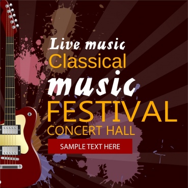 Music Festival Banner Free Vector Download 18 849 Free Vector For Commercial Use Format Ai Eps Cdr Svg Vector Illustration Graphic Art Design