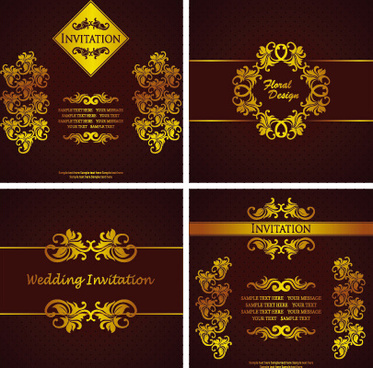 Vector Ai Decorative Pattern Background Invitation Ai Background Images Invitation Background Wedding Background Images