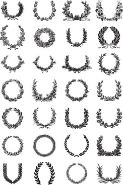 Download Wreath Free Vector Download 437 Free Vector For Commercial Use Format Ai Eps Cdr Svg Vector Illustration Graphic Art Design