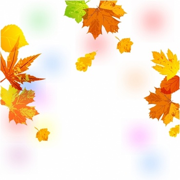 Autumn Leaves On Branch clip art Free vector in Open office drawing svg