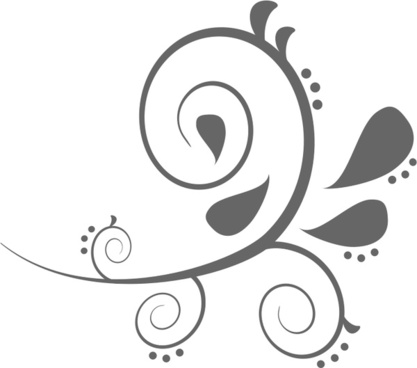 Free Black And White Paisley Svg