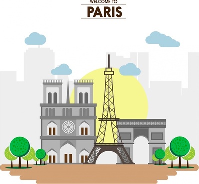 Eiffel Tower Paris clip art Free vector in Open office drawing svg ...