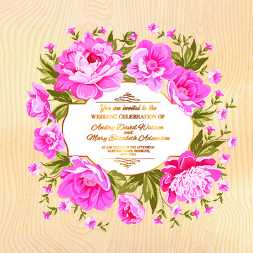 Awesome 77 Wedding Card Flower Border