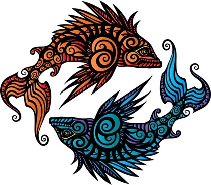 Download Pisces Fish Free Vector Download 1 494 Free Vector For Commercial Use Format Ai Eps Cdr Svg Vector Illustration Graphic Art Design