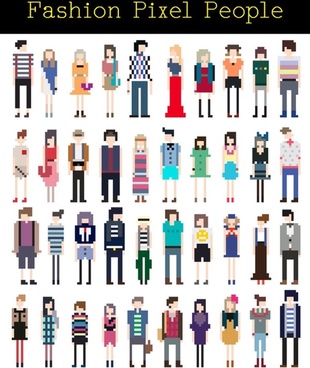 Character Pixel Art Free Vector Download 227 8 Free Vector For Commercial Use Format Ai Eps Cdr Svg Vector Illustration Graphic Art Design