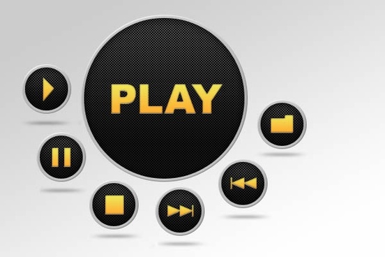 amazing audio player custom button