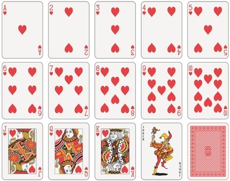 Poker pattern vector image
