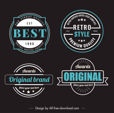 Badges Vector Free vector in Encapsulated PostScript eps ( .eps ...