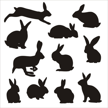 Download Rabbit Silhouette Free vector in Open office drawing svg ( .svg ) vector illustration graphic ...