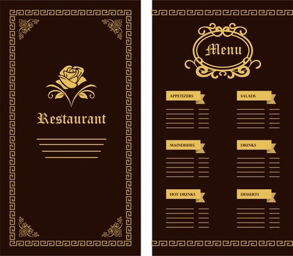 Free Menu Design Template from images.all-free-download.com