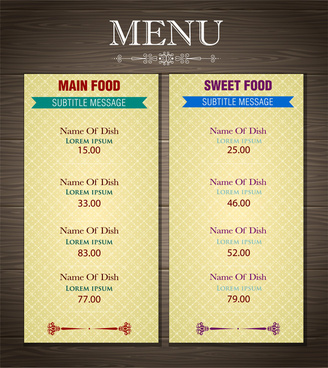 Menu Card Free Vector Download 15 587 Free Vector For Commercial Use Format Ai Eps Cdr Svg Vector Illustration Graphic Art Design