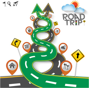 Road traffic schematic vector template Free vector in Encapsulated ...