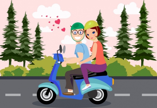 Valentines Romantic Couple Cartoon Free Vector Download 22 934