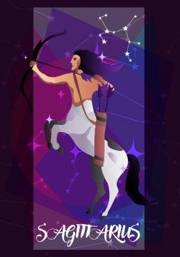 Taurus zodiac sign buffalo icon dark violet design Free vector in Adobe ...