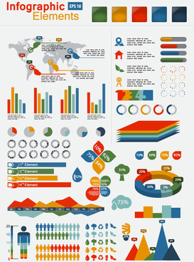 Chart Infographic Vector