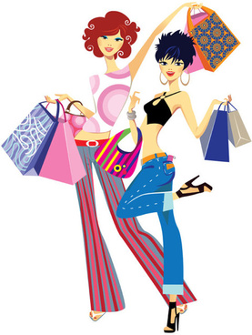 Cartoon Shopping Girl Free Vector Download 23 769 Free Vector For Commercial Use Format Ai Eps Cdr Svg Vector Illustration Graphic Art Design