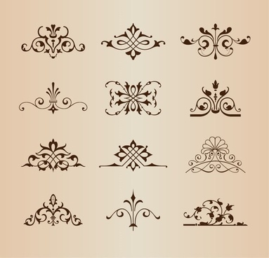 Vector Ornaments For Photoshop Free Vector Download 110 165 Free
