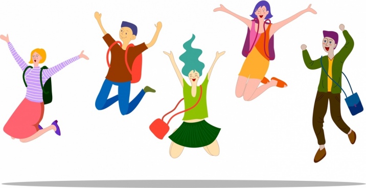 Image result for students cheering clipart