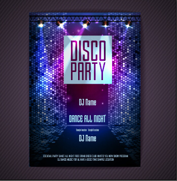 Disco Party Poster Template Free Vector Download 28 439 Free Vector For Commercial Use Format Ai Eps Cdr Svg Vector Illustration Graphic Art Design